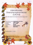 Internationales Ehrenchampionat-Bronze, CACH-B 2013 Internationales Ehrenchampionat-Bronze, CACH-B 2013